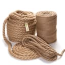 BooGardi Juteseil gedreht Seil (viele Größen · Ø 6mm x 1m), Jute Tauwerk Kordel DIY Makramee Boho Maritime Tau Bild 2