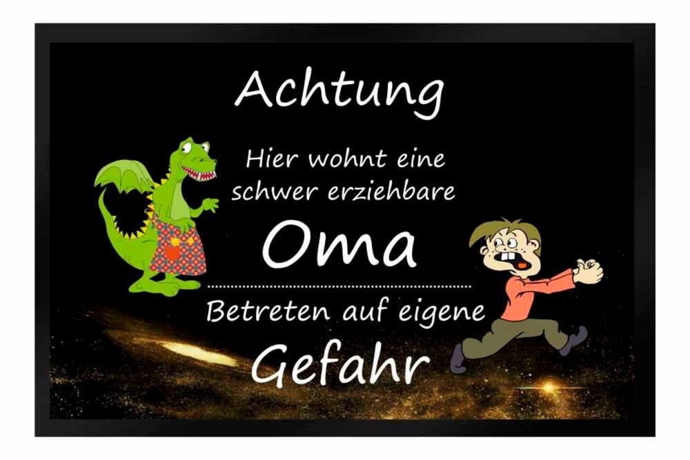 Ladreas Fußmatte Schmutzfangmatte mit Fotodruck 60x40 cm