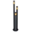 GLOBO LIGHTING LED Außen-Stehlampe 3x Leuchten Anthrazit IP44 Bild 2