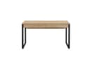 OTTO HOME Schreibtisch Moid Modern Eiche Natur Schwarz Bild 2