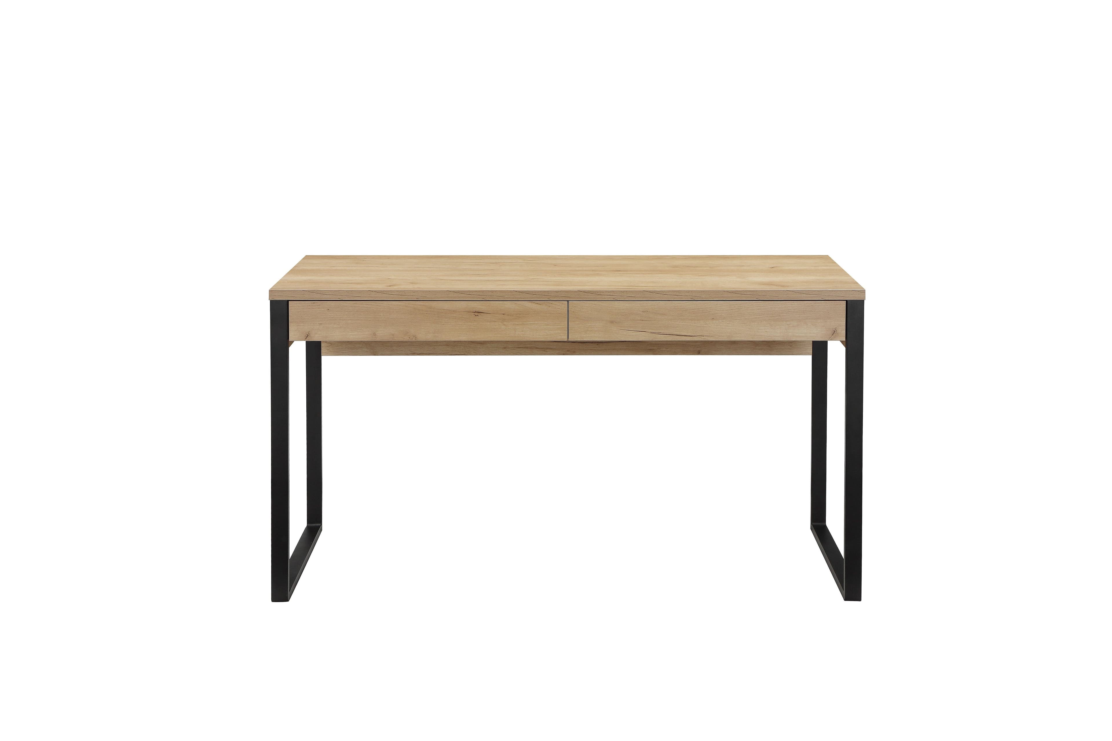 OTTO HOME Schreibtisch Moid Modern Eiche Natur Schwarz - Bild 2