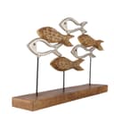 MF Skulptur Balik Maritim Handgefertigt Holz Aluminium Bild 2