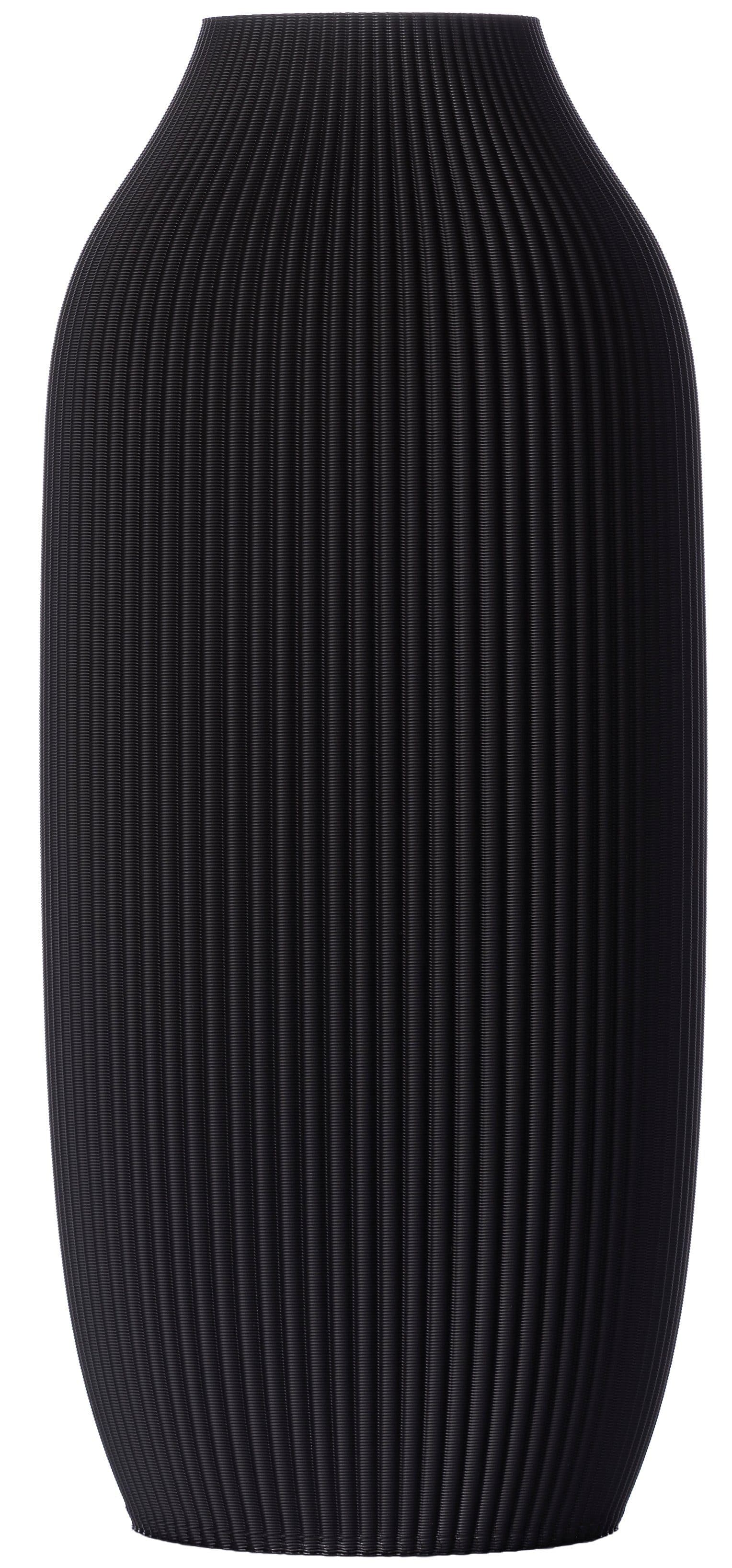 3D Vase Stella L 30cm Nachhaltige Deko Vase Schwarz - Bild 2