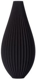 3D Vase Dekovase Sina XL 40cm Schwarz Nachhaltige Bodenvase Bild 2