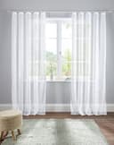 OTTO home Gardine Adele Kräuselband Transparent Floral Stickerei Bild 2