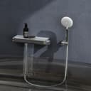 doporro Wannenarmatur mit Handbrause und Dusche Duschsystem8 Silber Bild 2