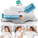 Glückstoff Nackenstützkissen aus Memory Foam, Orthopädisches Kissen für alle Schlaftypen Bild 2