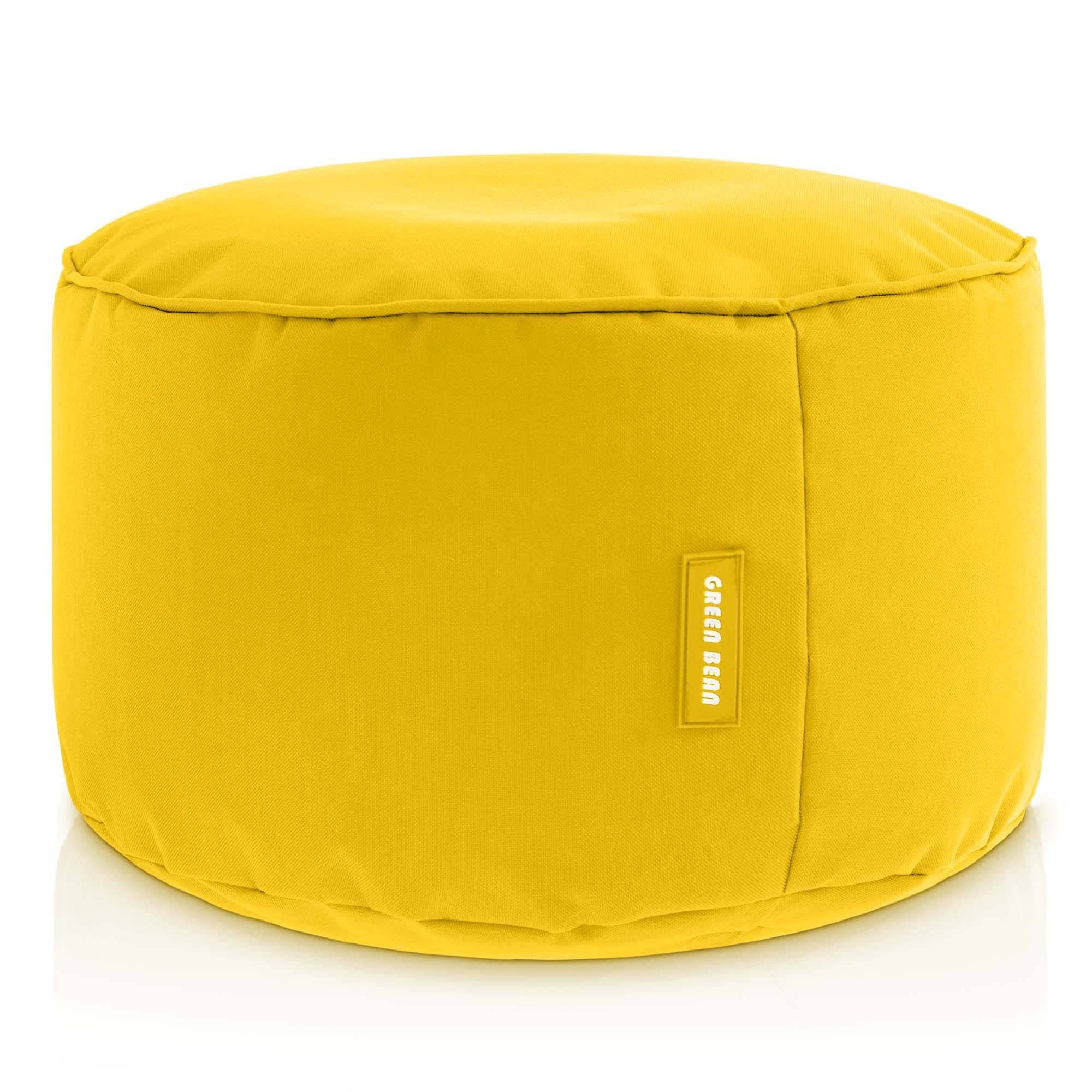 Green Bean Pouf Stay 45x25cm Gelb EPS-Perlen Füllung - Bild 2