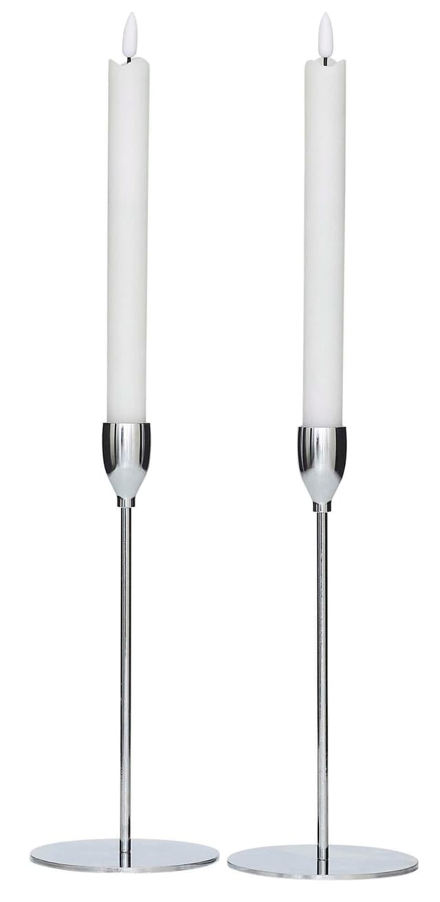 Northpoint LED-Kerze Batterie Kerzenständer Flackernd Pusten Ein/Aus
