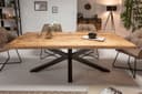 riess-ambiente Esstisch GALAXIE 160cm Massivholz Stern-Gestell Industrial Bild 2