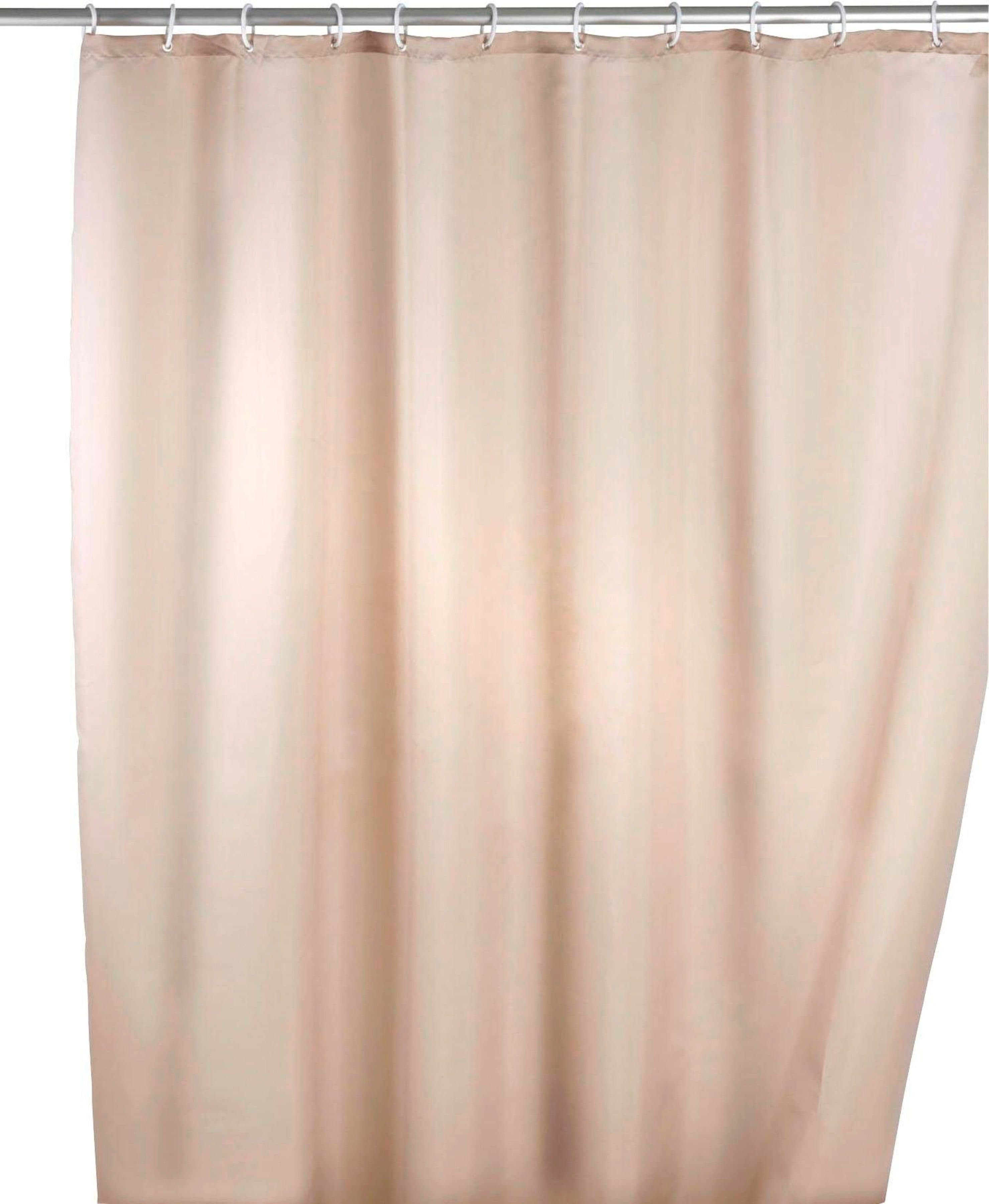 WENKO Duschvorhang Uni Beige Anti-Schimmel Polyester - Bild 2