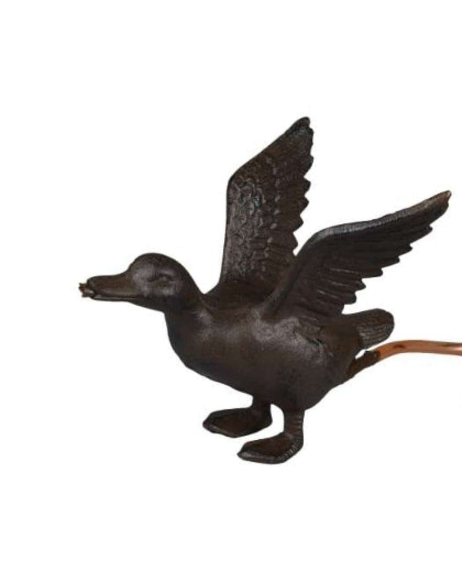 finehomegarden Wasserspeier Ente aus Gusseisen mit Pumpe - Bild 2