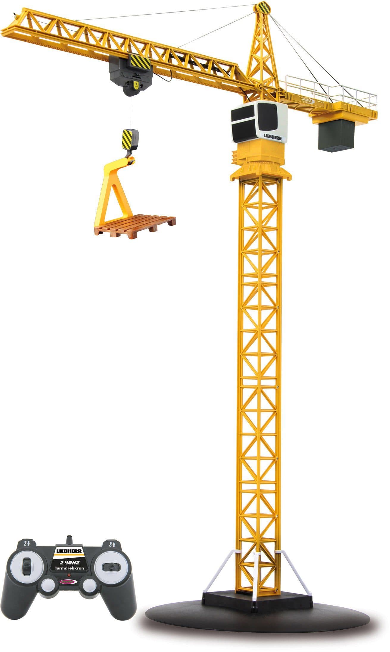 JAMARA RC-Kran Liebherr Turmdrehkran Gelb Fernsteuerung - Bild 2