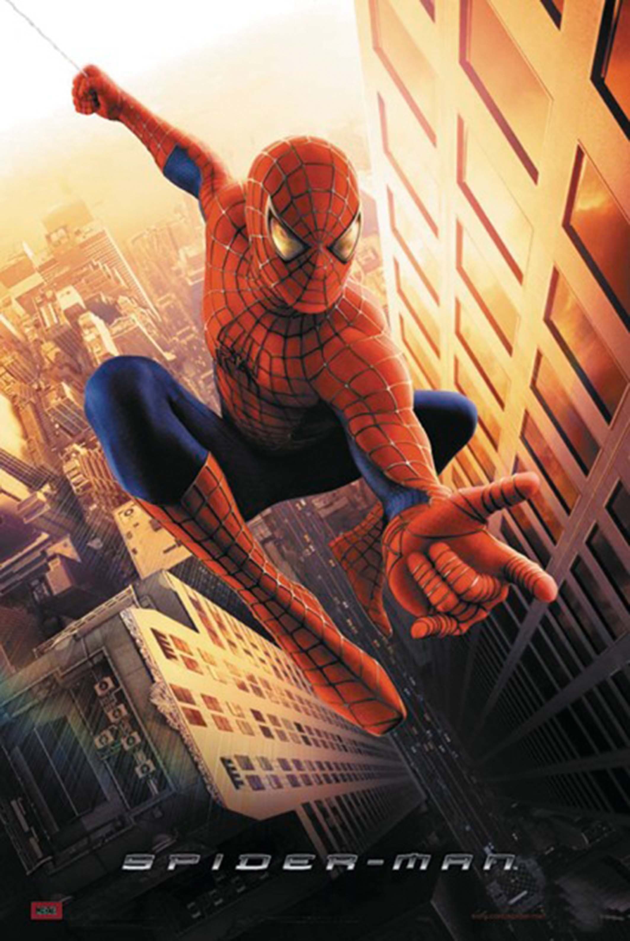 Close Up SpiderMan Poster Modernes Wandbild
