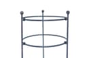 Hirsch Terracotta Rankgitter Staudenhalter rund Metall Bild 2