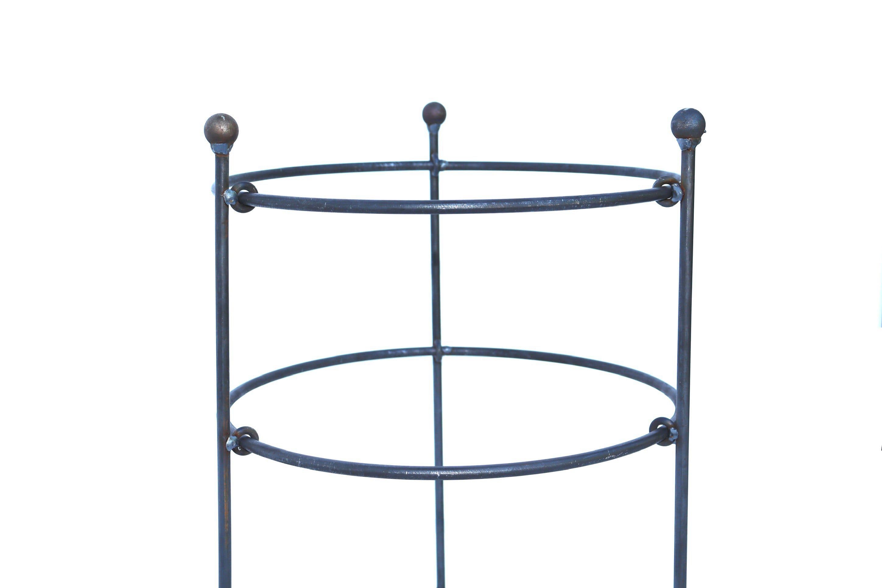 Hirsch Terracotta Rankgitter Staudenhalter rund Metall - Bild 2