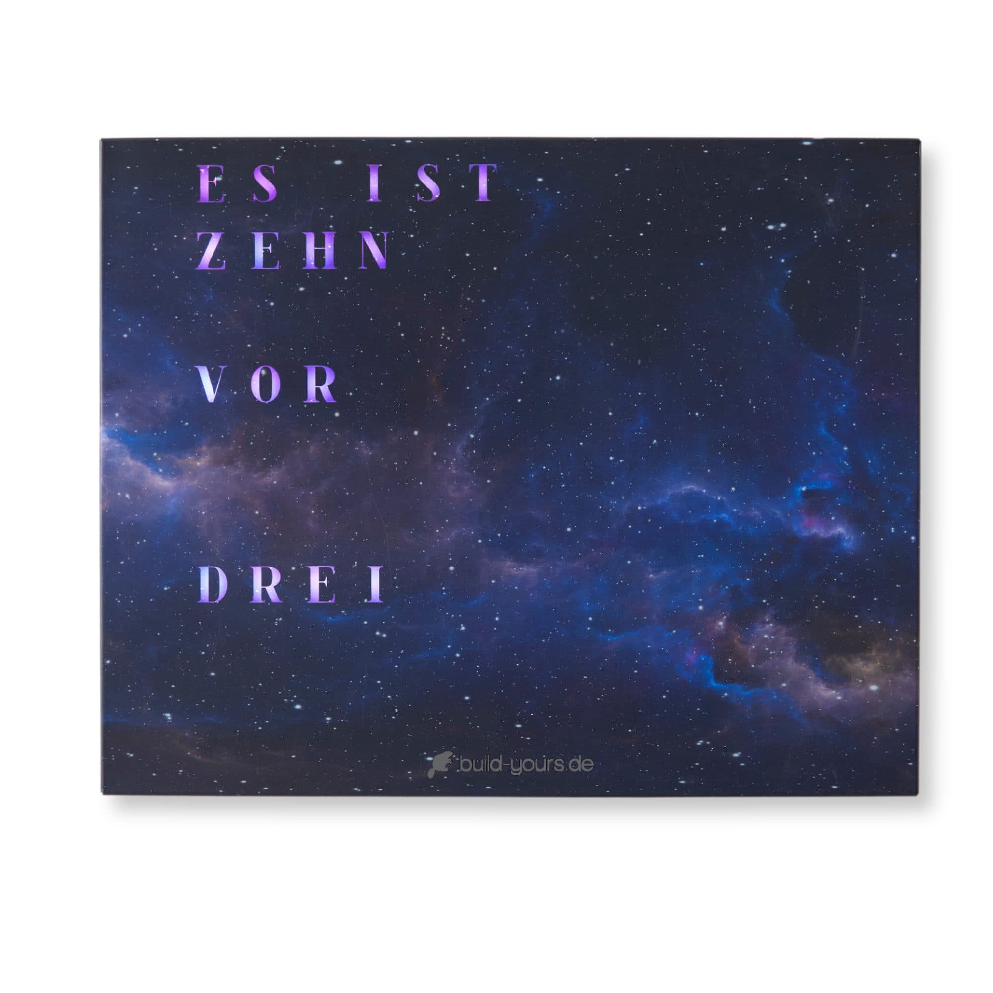build-yours.de Wortuhr Jupiter LED Wanduhr Bunt WLAN - Bild 2