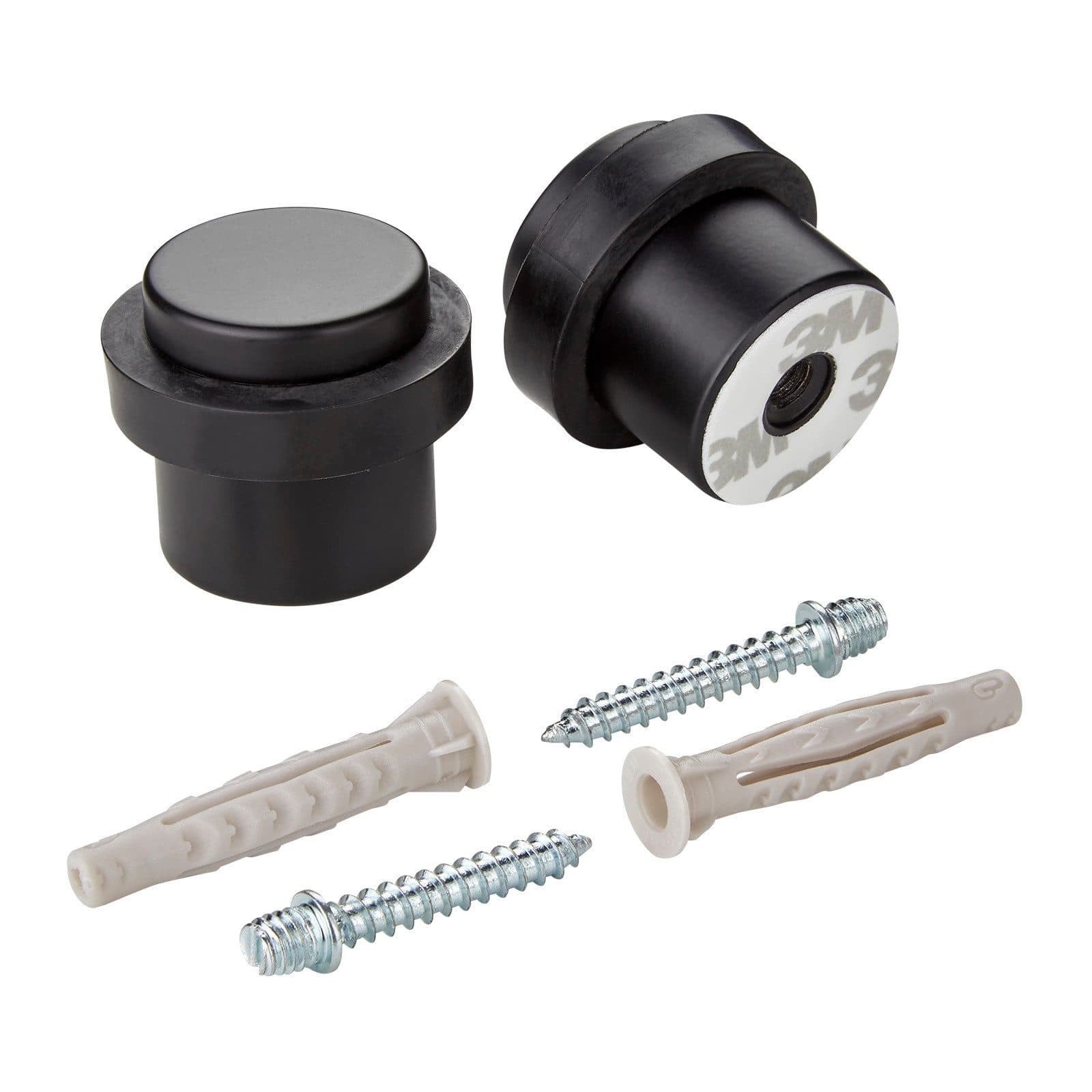 SO-TECH® Türstopper Schwarz Matt Stahl Mit Gummipuffer - Bild 2