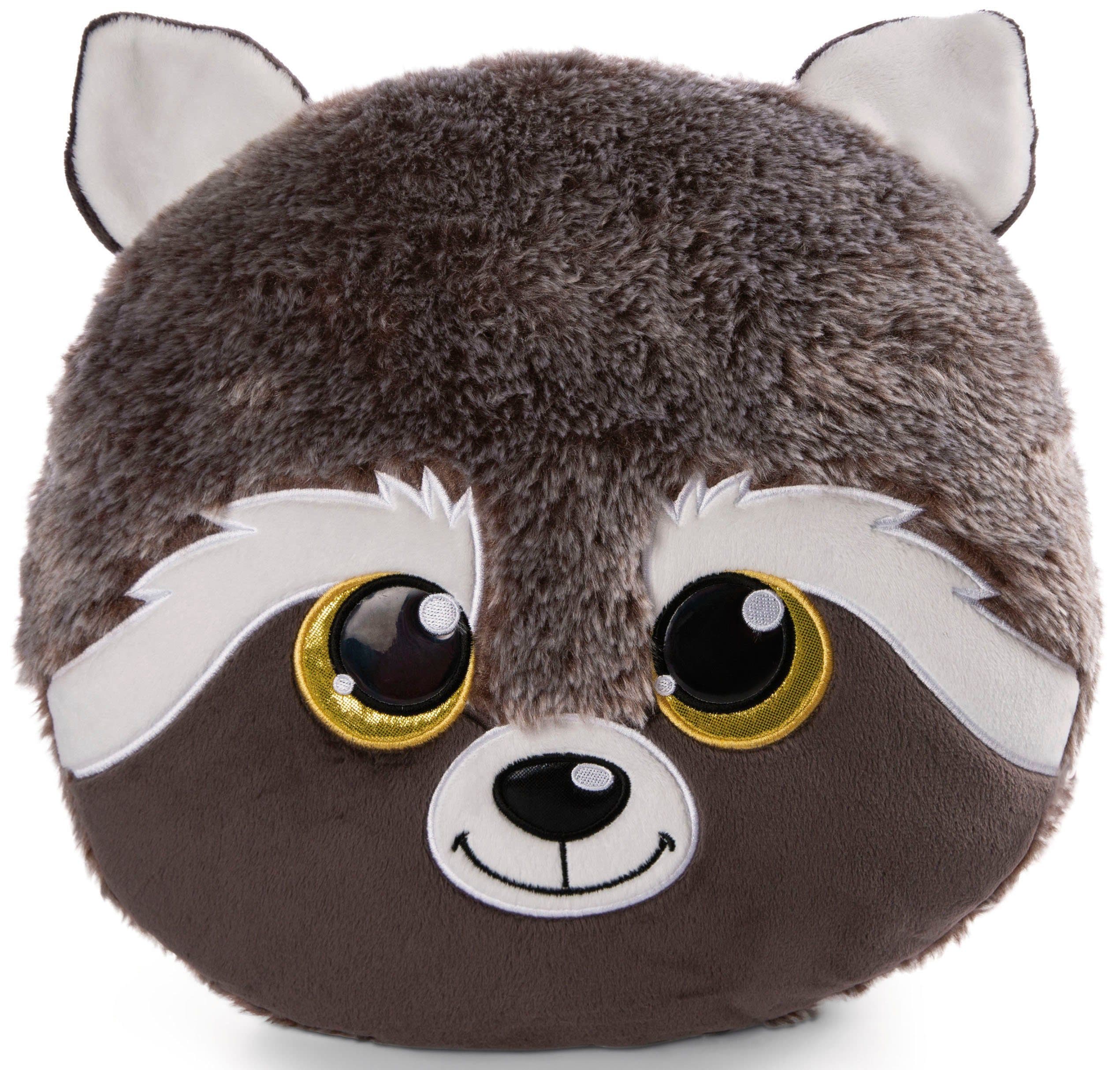 Nici Dekokissen Glubschis Waschbär Clooney Grau-Weiß - Bild 2