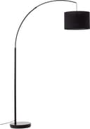 OTTO HOME Stehlampe Stellan Schwarz Bogenlampe Fußschalter Bild 2