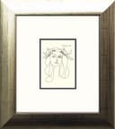 artissimo Picasso Porträt Francoise Gilot Gerahmter Kunstdruck Modern Silber Bild 2