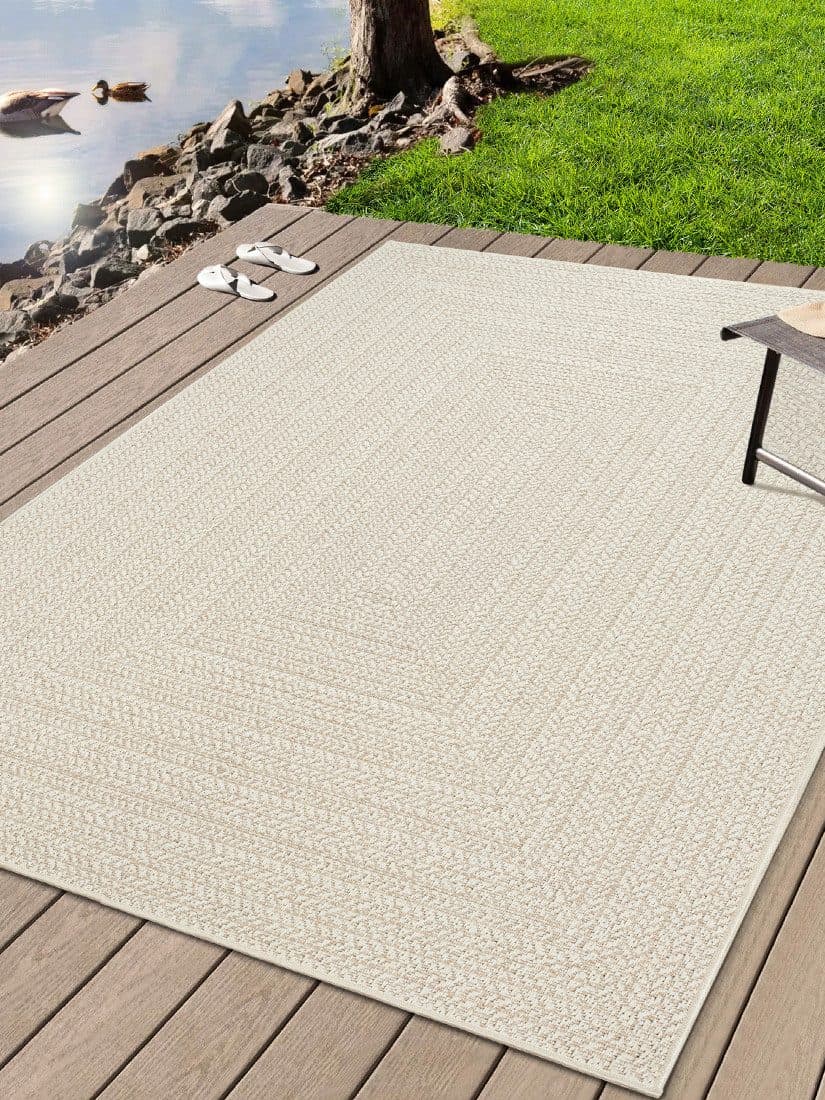 the carpet Outdoorteppich Kansas Jute-Look Beige Modern - Bild 2