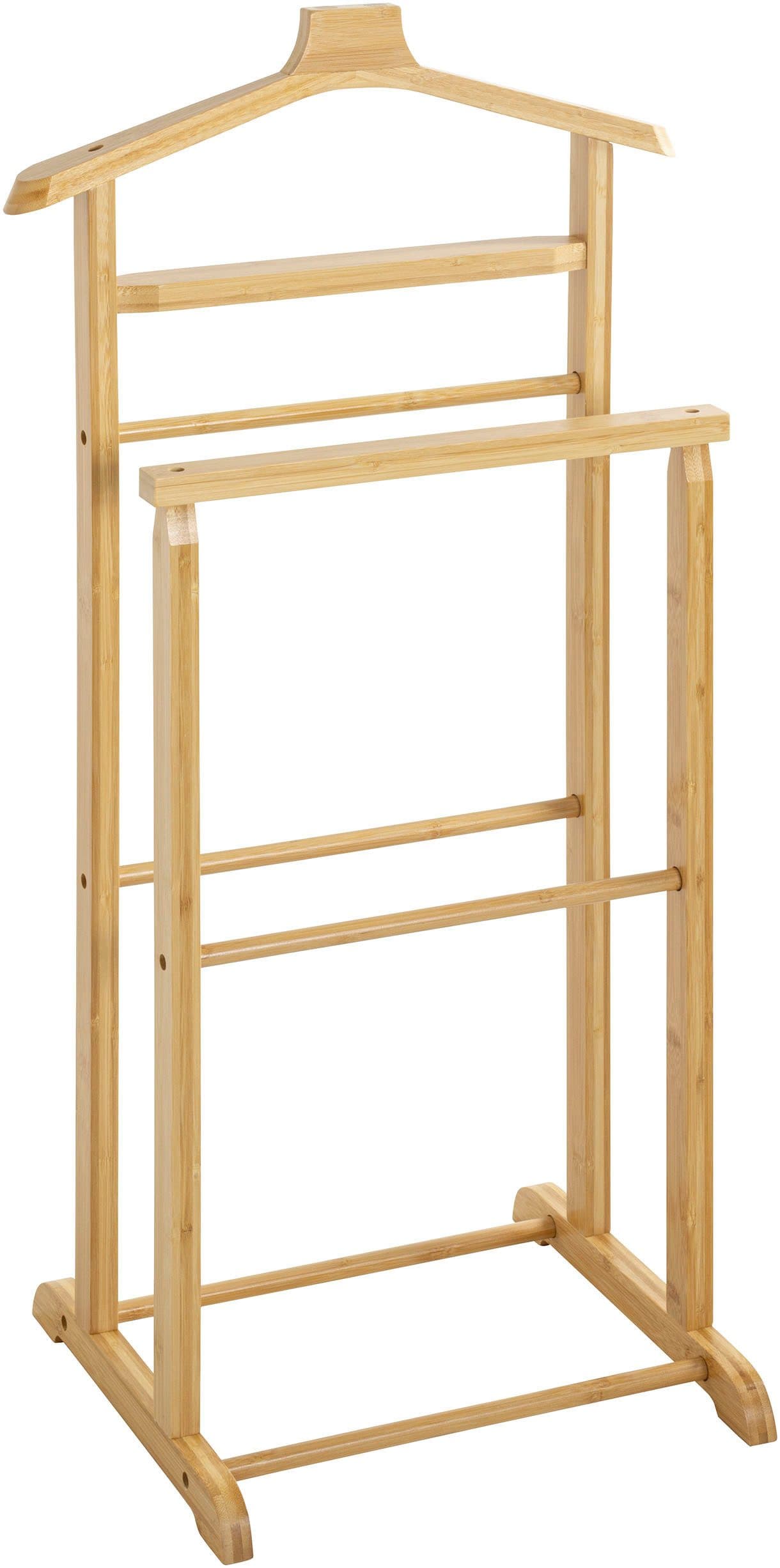 HAKU Herrendiener Massivholz Klassisch Beige - Bild 2