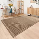 TT Home Teppich Rechteckig Beige In- & Outdoor Wetterfest Bild 2