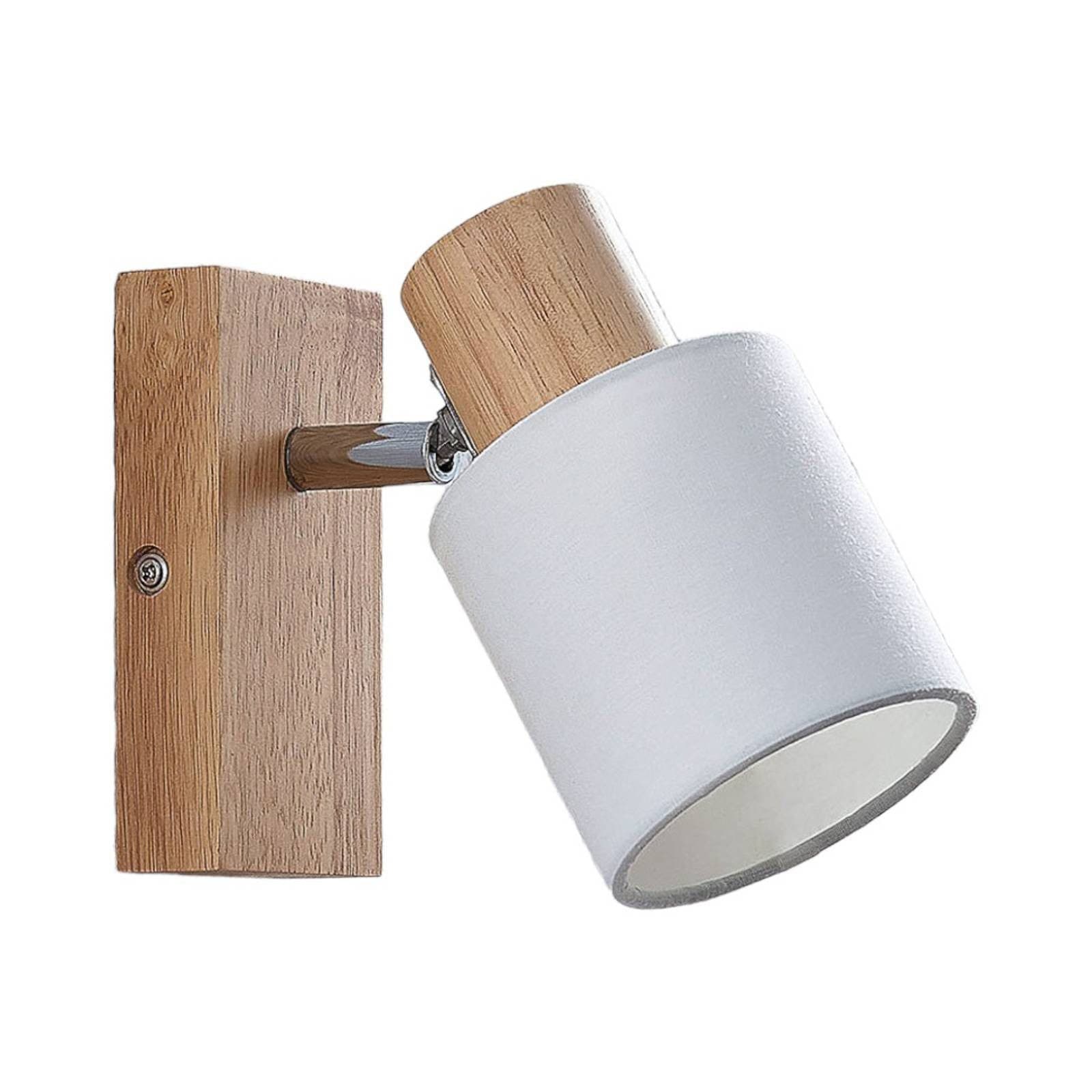 Lindby Spot Wanessa Holz Weiß E14 14 cm Verstellbar - Bild 2