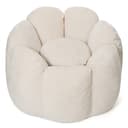 Insma Sitzsack Blumenform Beige Ergonomischer Relaxsessel Bild 2