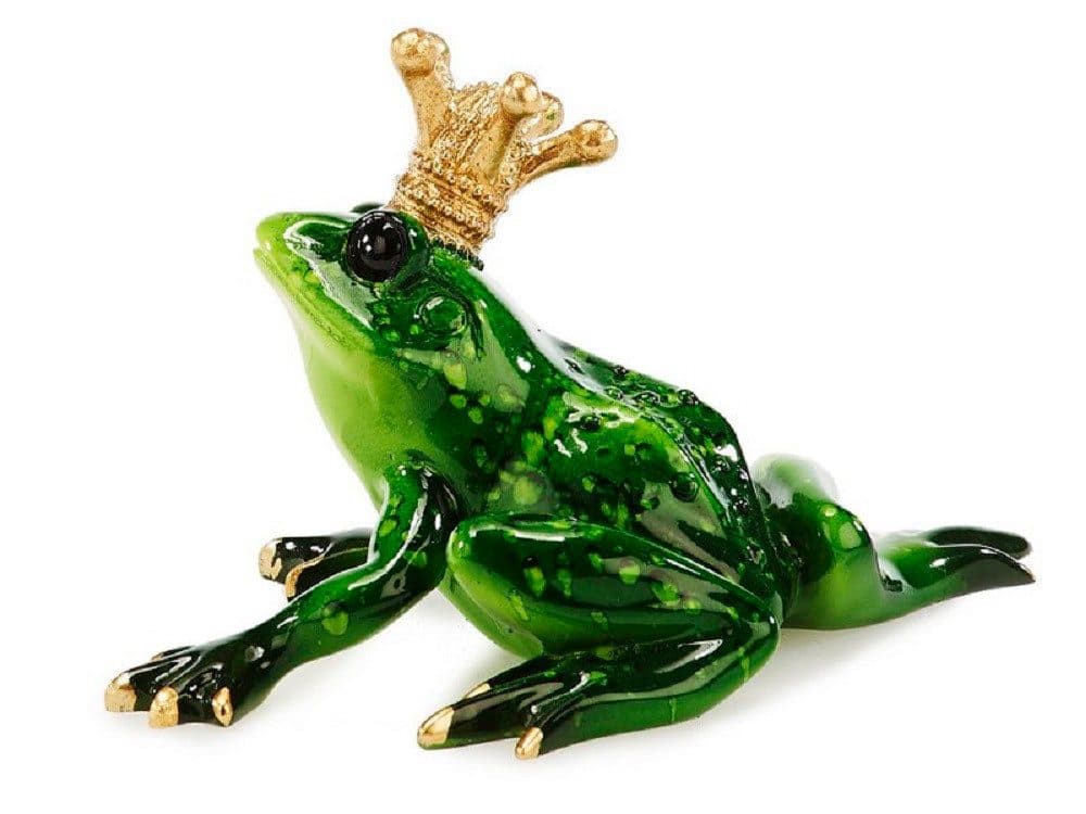 Euro Souvenirs Dekofigur Frosch Froschkönig Grün - Bild 2