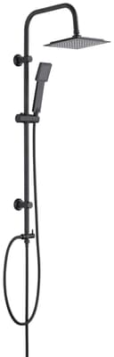 WENKO Duschsystem Cuadro Schwarz mit Regendusche und Handbrause Bild 2