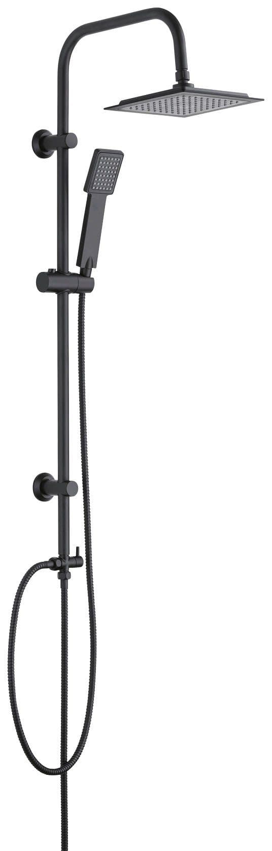 WENKO Duschsystem Cuadro Schwarz mit Regendusche und Handbrause - Bild 2
