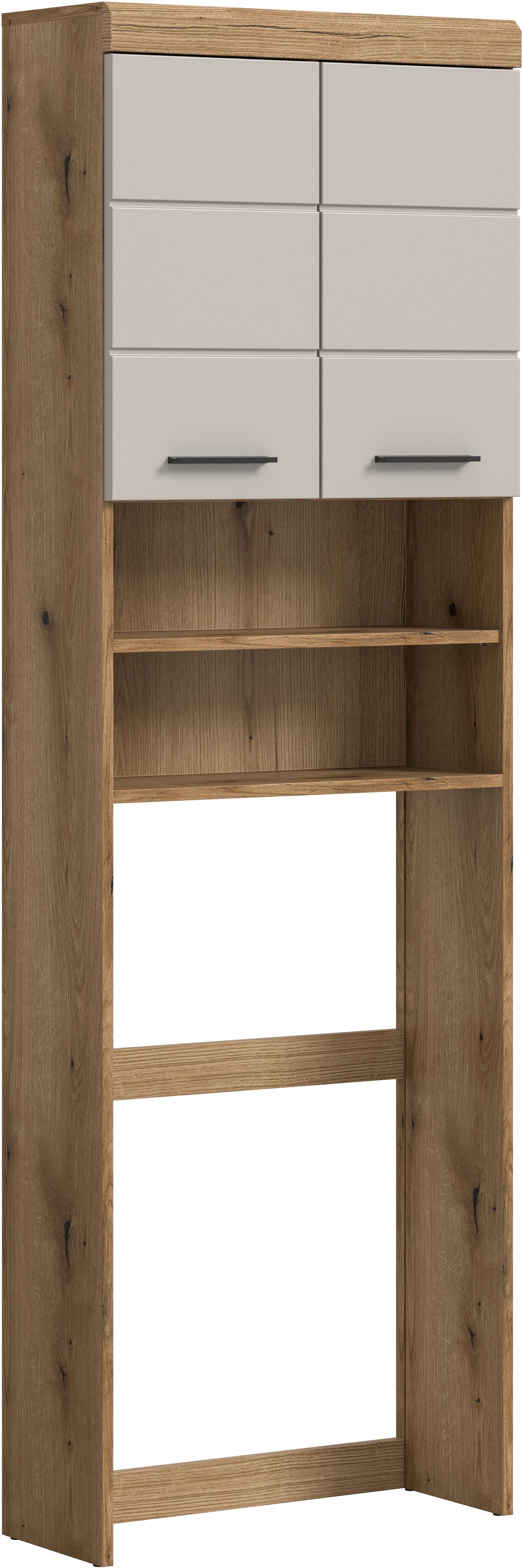 welltime Waschmaschinenumbauschrank SIENA Beige 2 Türen MDF-Front - Bild 2