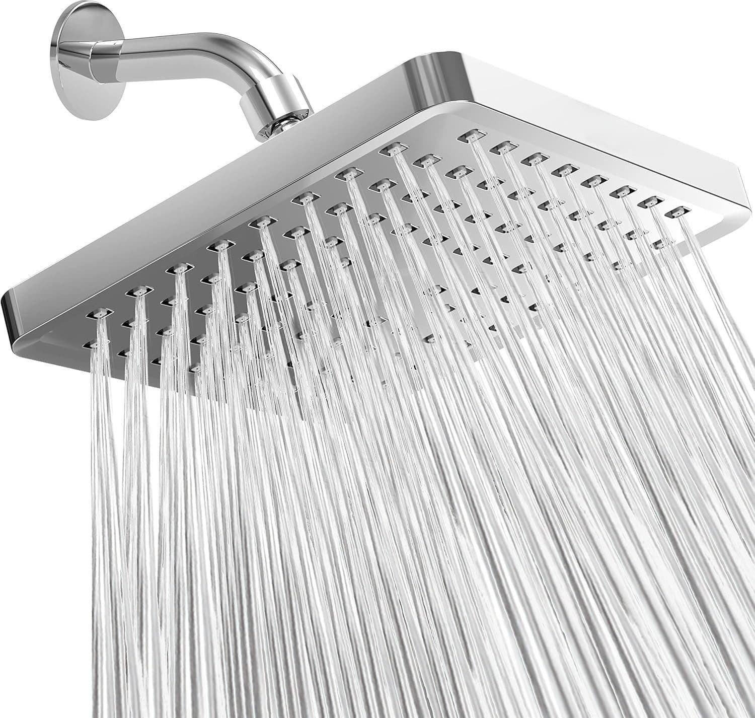 LA CUTE Hochdruck-Regendusche Duschkopf 20 cm quadratisch verchromt - Bild 2