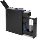 COSTWAY Badregal Nischenschrank mit Schubladen Schwarz Bild 2