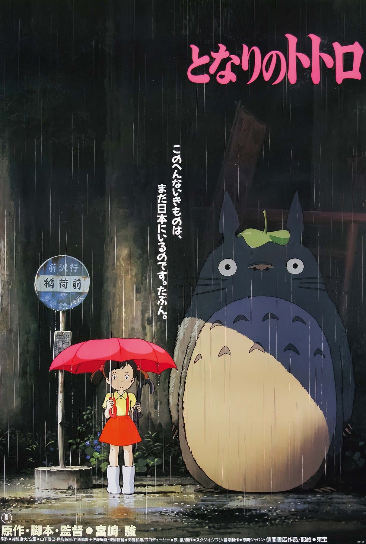Close Up My Neighbour Totoro Poster 100% Papier