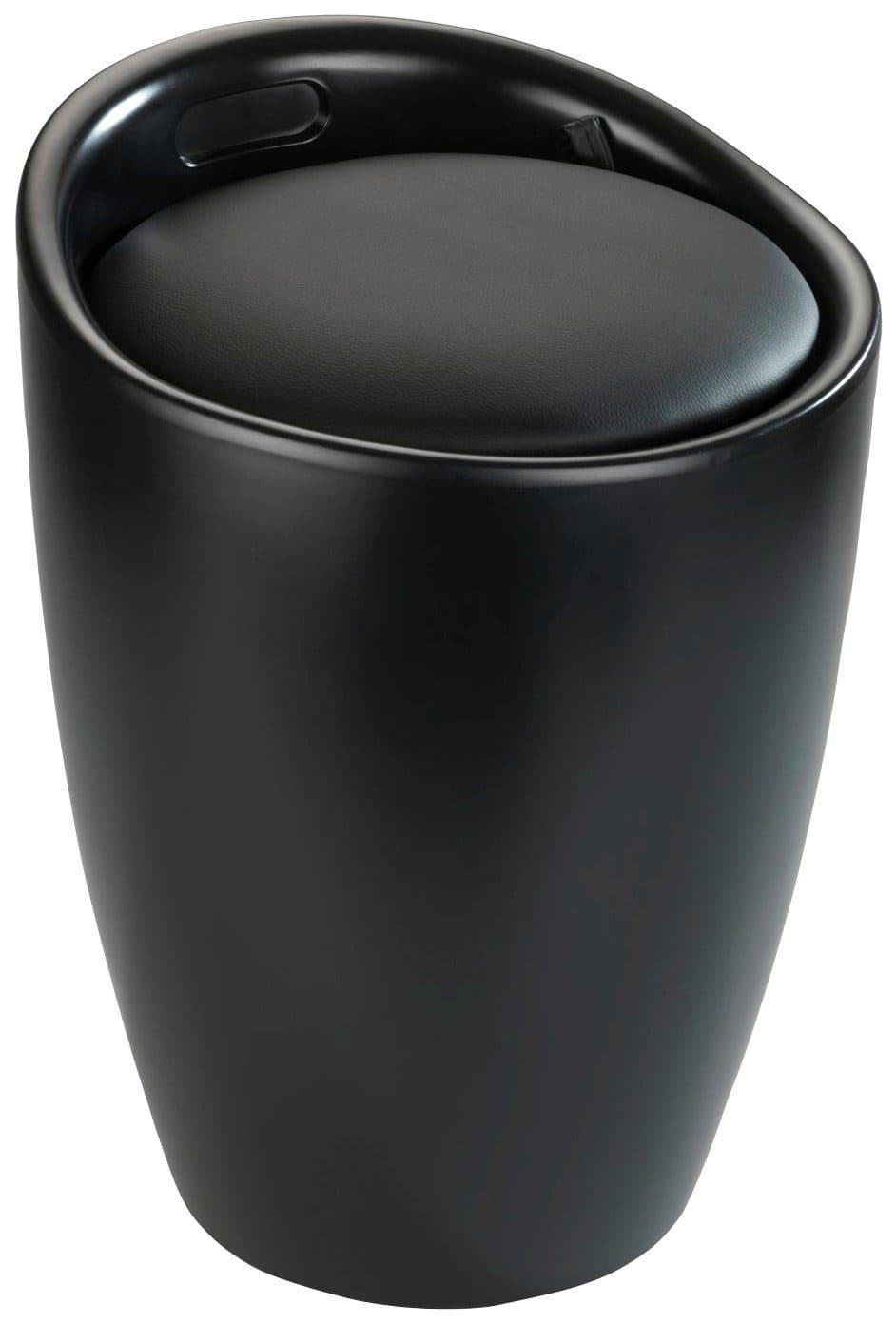 WENKO Badhocker Candy Schwarz mit Wäschesack - Bild 2