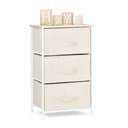 relaxdays Standregal mit Schubladen Beige/Weiß Regalsystem Bild 2