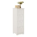 Bealife Badezimmerschrank 4 Schubladen Weiß 30x30x82 cm Bild 2