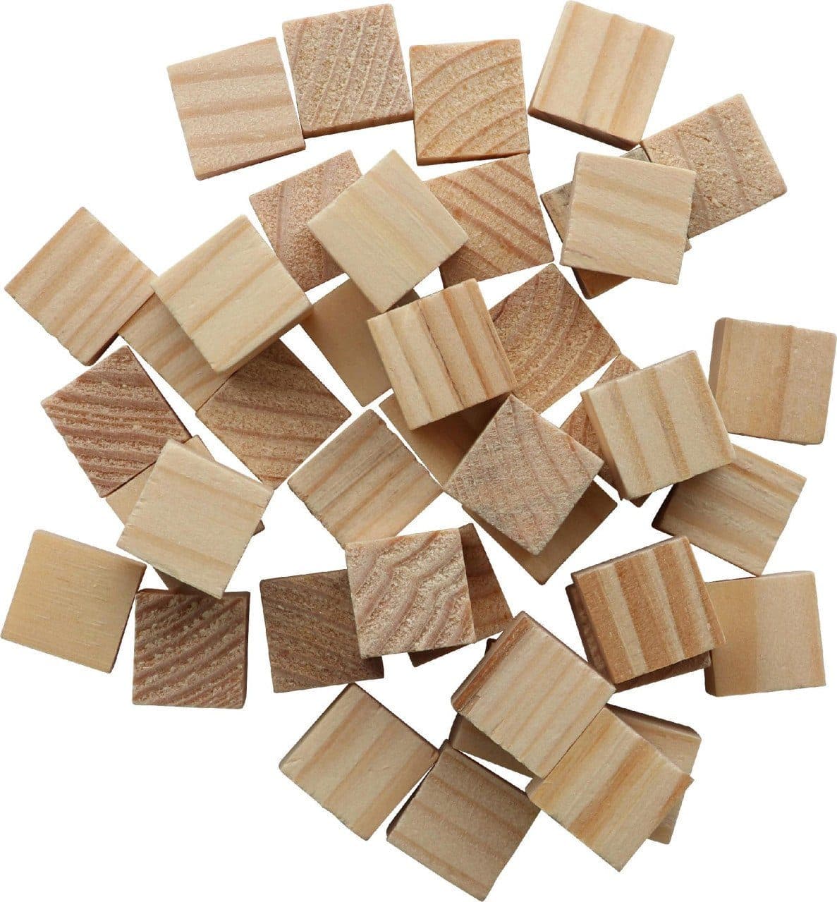 Glorex Holzwürfel Natur 15 mm 42 Stück