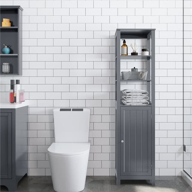 Badezimmer-Hochschrank mit Verstellbaren Böden