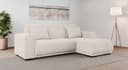 Home Affaire Ecksofa Bornholm L-Form Creme mit Recamiere Bild 2