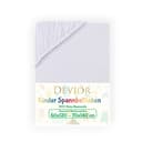 Devior Spannbettlaken 100% Baumwolle Jersey Weiß Rundumgummizug Bild 2