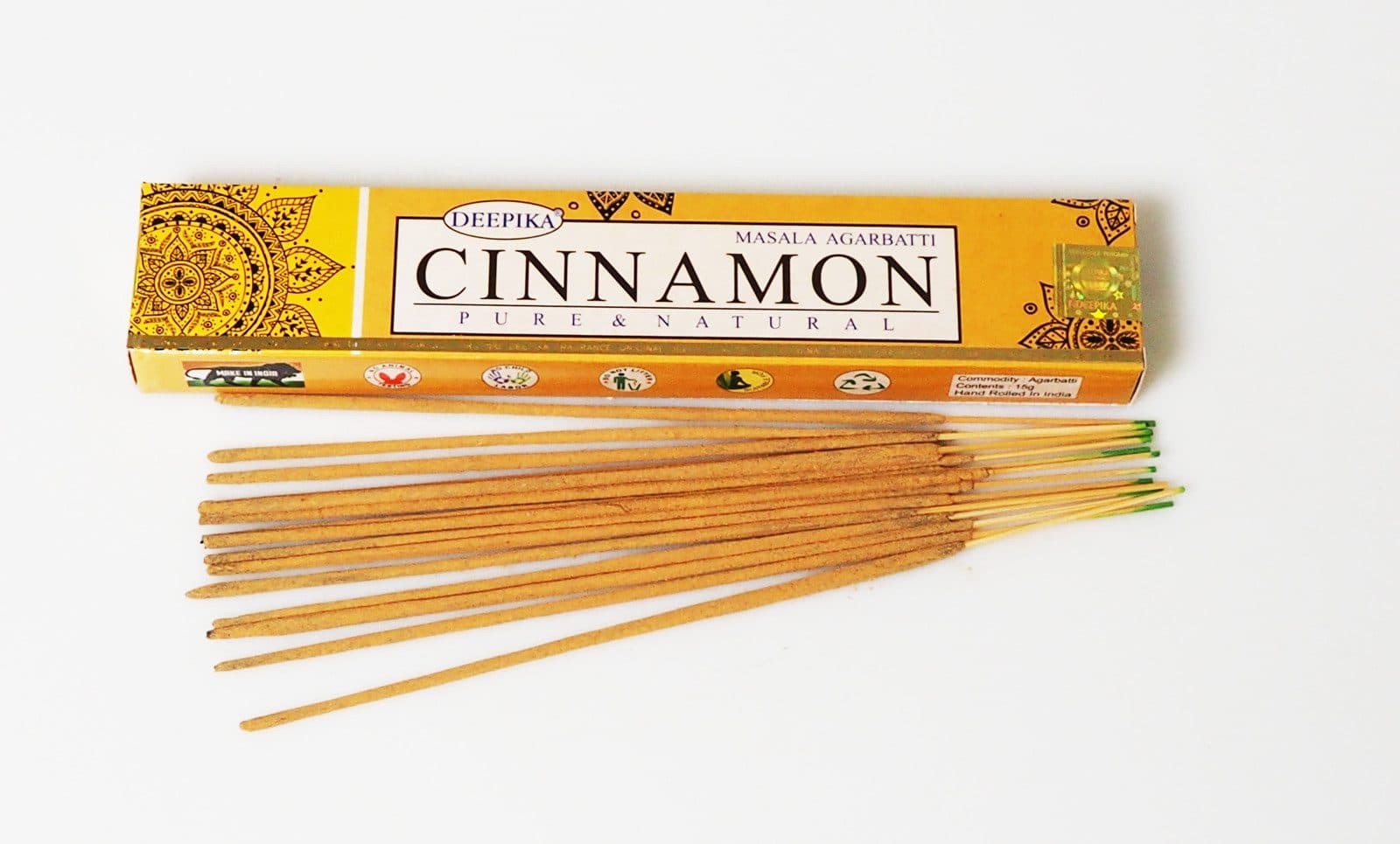 Hathi Räucherstäbchen ZIMT 15g DEEPIKA Pure & Natural Masala