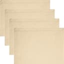 REDBEST Platzset Tischset "Tulsa" 4er-Pack Baumwolle Uni Beige Bild 2