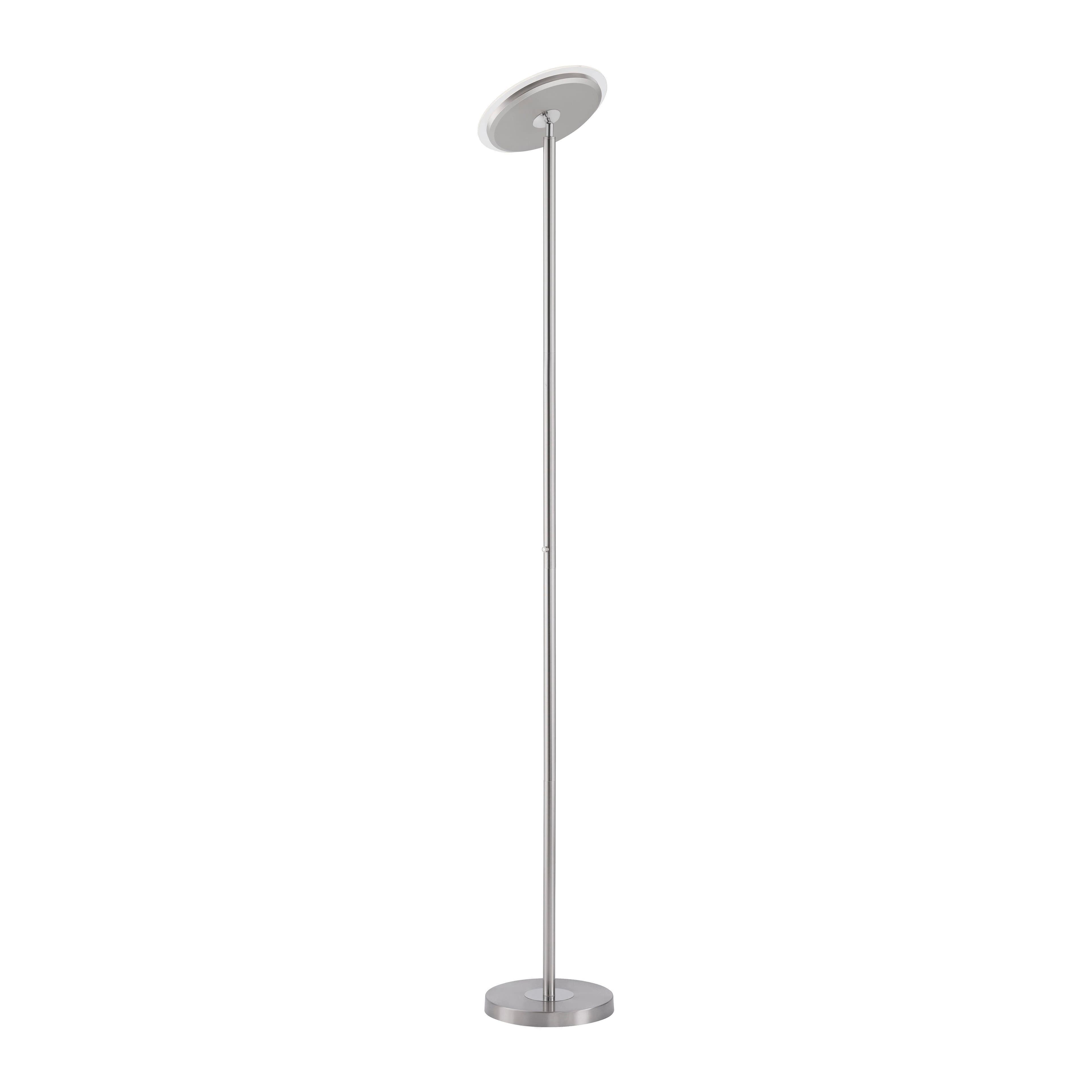 JUST LIGHT Stehlampe HANS Silber LED Dimmbar Touch - Bild 2