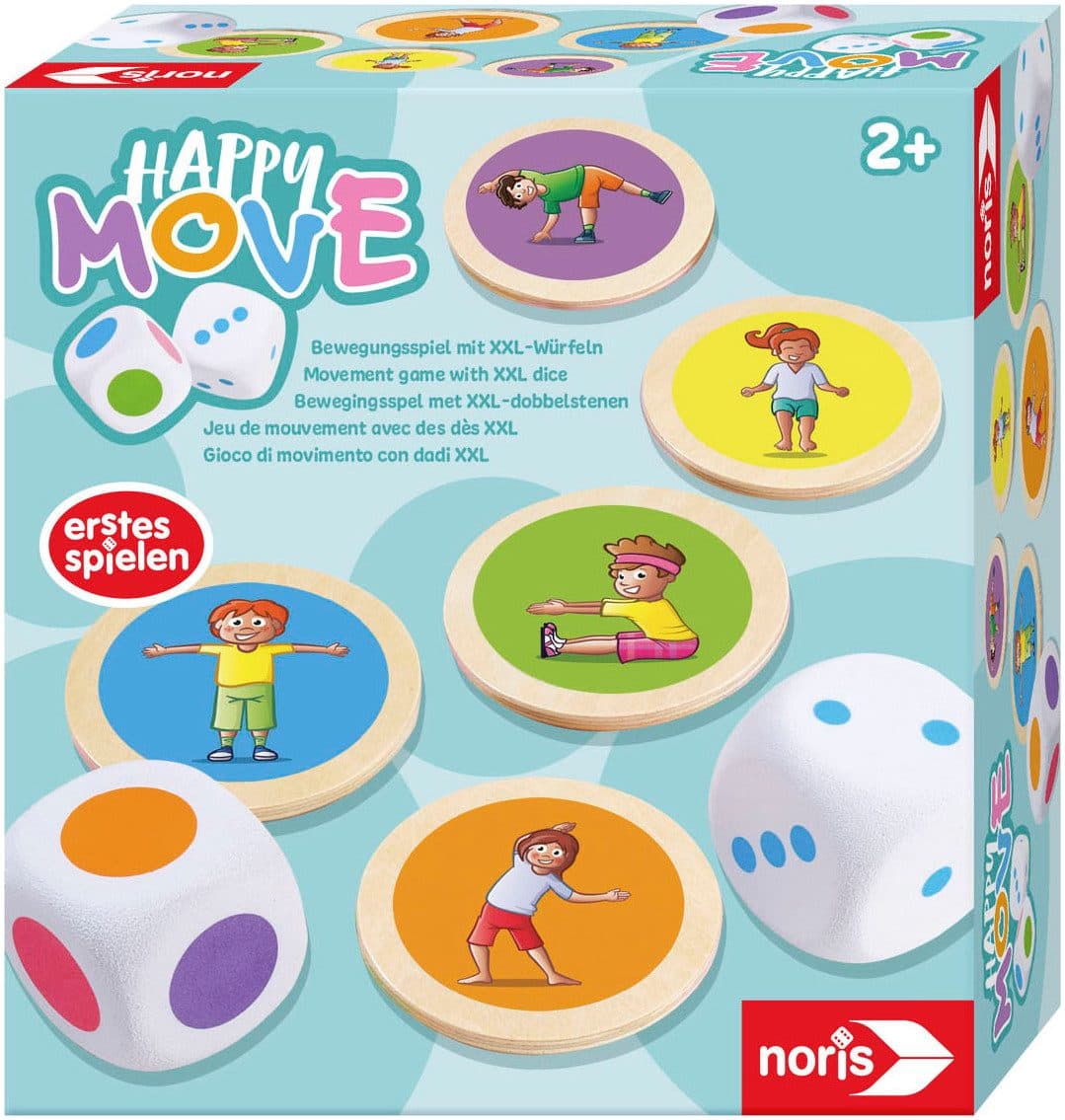 Noris Spiel Happy Move Würfel- und Bewegungsspiel Bunt - Bild 2