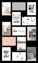 accent by nielsen Collagerahmen 13 Fotos 10x15 cm Schwarz Modern Bild 2