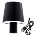 Spetebo LED Flaschenleuchte Schwarz Touch Dimmbar 60 LED Bild 2